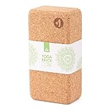 Bodhi Yoga Block Kork Brick / 100% Naturkork/Universal Cork Klötze / 22x12x7 cm