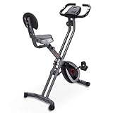 Ultrasport F-Bike 300B mit Rückenlehne, Matt Schwarz