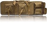 Rifle Case Taktische Doppel-Gewehrtasche, Lockable Pouches Compartments, Sehr Robust Und Widerstandsfähig Gegen Beanspruchung, Ideal Für Aufbewahrung Und Transport Von Jagdwaffen,100cm/39.4in