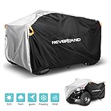 ATV Abdeckplane NEVERLAND Fahrzeug Abdeckung Schutz Cover Winterfest Staub Regen UV-Schutz Schwarz