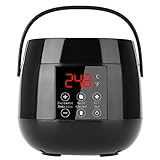Wachswärmer mit LED-Anzeige und Intelligente Temperaturkontrolle, 500ml Wachswärmer set mit 4 Wachsbohnen und 20 Wax-Applicator Stifte
