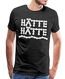 Hätte Hätte Fahrradkette Spruch Männer Premium T-Shirt, 3XL, Schwarz