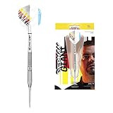 Target Darts Unisex-Adult Gabriel Clemens 90% Wolfram Steeldarts-Set (21Gr) Dartpfeile mit Stahlspitze, Silber