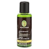 PRIMAVERA Pflegeöl Johanniskrautöl bio 50 ml - Naturkosmetik, Pflanzenöl, Hautöl - beruhigend, wärmend bei rissiger Haut