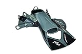 Aqua Sphere Trainingsflossen Zip VX Schwimmen Training Fin, schwarz/grau, L, ST145113