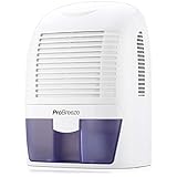 Pro Breeze™ 1500 ml Luftentfeuchter - kompakt, tragbar, leise - Lufttrockner gegen Feuchtigkeit, Schmutz und Schimmel im Haus, Badezimmer, Büro oder Keller