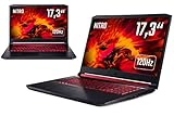 Notebook Nitro 5 AN517 - CORE i7 - 64GB DDR4-RAM - 1000GB SSD + 1000GB HDD - Windows 10 PRO - 44cm (17.3') 120 Hz Full HD Display MATT - CAD / Gaming