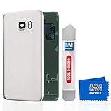 MMOBIEL Backcover Akkudeckel Rückseite Rück Klappe mit Linse kompatibel mit Samsung Galaxy S7 G930 5.1 Inch (White)