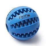 PetPäl Hundeball mit Zahnpflege-Funktion Noppen Hundespielzeug aus Naturkautschuk - Robuster Hunde Ball Ø 7cm - Hundespielball für Große & Kleine Hunde - Kauspielzeug aus Naturgummi für Leckerli