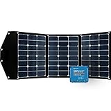 Offgridtec© FSP 2 Ultra 120W faltbares Solarmodul Aufständerung integriert und Victron SmartSolar 75/15 MPPT Laderegler Bluetooth
