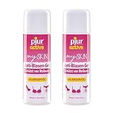 pjuractive mySKIN - Hautschutz-Gel für Frauen - Nie wieder Schmerzen durch Blasen und Reibung dank unsichtbarem Schutzfilm - 30ml (2er Pack)