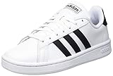 adidas Herren Grand Court Sneaker, Cloud White/Core Black/Cloud White, 42 EU