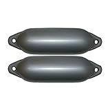 Majoni 2er-Set Bootsfender Star 15 - Farbe Silber, Länge 45cm
