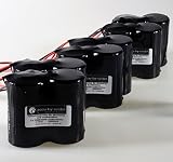 Set ABUS Security-Center Ersatzbatterie für 2WAY-Funk-Außensirene FU2986 für Secvest FU8220 FU8222 FUSG50000 Funkaußensirene