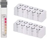 POWERHAUS24 120 Testtabletten - je 60 x pH-Wert Phenol Red und 60 x DPD1 Chlor - inkl. 1 x Messkammer