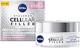 NIVEA Hyaluron Cellular Filler Anti-Age Tagespflege Creme LSF 30 (50 ml), straffende Gesichtspflege mit Magnolia Extrakt, schützende Anti Falten Feuchtigkeitspflege