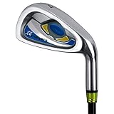 Unbekannt Golf Übung Chipper, Golfschläger Männer und Frauen Golf Putter Carbon 7 Eisen Kinder Golf Practice Club (Farbe : Blau, Größe : No.7)