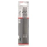 Bosch Professional Stichsägeblatt (3 Stück, für Weichholz und Platten bis zu 135 mm, Zubehör für Stichsäge)