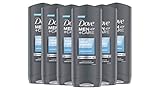 Dove Men+Care Duschgel für erfrischende Reinigung Clean Comfort milde Formel, 6er Pack (6 x 250 ml)