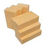 LTWHOME Extra große natürlich Zellulose Schwamm 19 x 10 x 5 cm Nicht kratzbeständige Reinigungsschwämme(Packung mit 6)