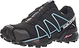 Salomon Herren Speedcross 4 GTX Wasserdicht Traillaufschuhe, Schwarz (Black/Black/SILVER METALLIC-X), 45 1/3