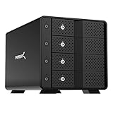 Sabrent Einbaurahmenlose USB 3.2 4-Bay 3.5' SATA Festplatten- Dockingstation (DS-SC4B)