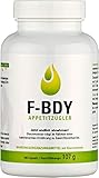 Vihado F-BDY Appetitzügler Kapseln – natürlich Abnehmen mit Konjakwurzel – mit anerkanntem Wirkstoff Glucomannan – vegan, ohne Zusatzstoffe, hochdosiert – 180 Kapseln