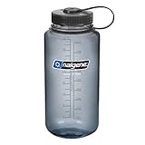 Nalgene Trinkflasche Wide Mouth 1 L, Grau, 682009-0070