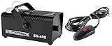 Showlite SN-400 Nebelmaschine 400W mit Fernbedienung (Nur 3 Minuten Aufwärmzeit, 56m³/min Nebelausstoß, 3,5m Sprühdistanz) schwarz