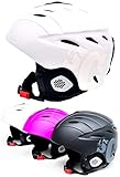 Skullcap® Skihelm M Damen Mädchen Herren Jungs Snowboard-Helm, White Weiß M