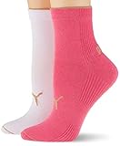 PUMA Women's Ribbed Short Socks (2 pack)