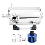 Duokon Universal 0.5L Auto Oil Catch Can ， Aluminiumlegierung Entlüftungsbehälter mit Luftfilter