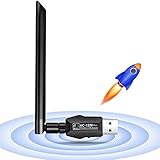 JamBer WLAN Stick,USB WiFi Adapter Dualband 1200Mbit/s(5ghz+2.4ghz) WLAN Dongle,5dBi WLAN Antenna/WLAN Adapter USB 3.0/Wireless Adapter für Windows 10/MAC OS/Linux/PC/Desktop/Notebook