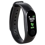 Kounga FitPro Tonic Aktivitäts-Tracker mit Herzfrequenzmesser, Schrittzähler, Kalorien und Schlaf-Smart-Band