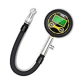 YOSH Digitaler Reifendruckmesser 200PSI 14BAR, Einfaches Ablesen der genauen Daten, reifendruckprüfer luftdruckprüfer mit 360° Drehkopf, LCD-Bildschirm, Reifenwartung für Auto, Motorrad