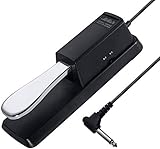 MIMIDI Sustain Pedal Universal für Yamaha Casio Roland Korg Behringer Moog Piano Midi Elektronische Keyboards Digital Piano Fußpedal