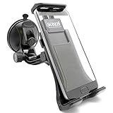 scozzi 360° Universal Handyhalterung Auto Saugnapf Autoscheibe Scheibe KFZ Handy Halterung Halter (kompatibel mit Samsung & iPhone) S21 S20 S10 S9 A71 A51 A50 M51 12 11 X XS XR Plus Ultra Max Mini Pro