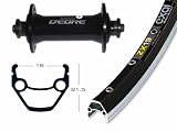 Bike-Parts Unisex – Erwachsene V-Rad 75Deore Laufrad, Silber, 1size