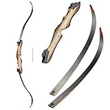 RAGIM Wildcat Black - 62 Zoll - Recurvebogen - 20 lbs | Linkshand