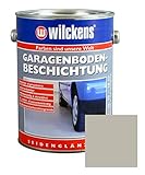 Garagen Bodenbeschichtung 2,5L Beton Boden Estrich Garage Farbe Beschichtung (Kieselgrau)