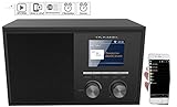 VR-Radio WLAN Radio: WLAN-Internetradio mit 2 Weckzeiten, Farbdisplay, Holzgehäuse, 6 Watt (WLAN Radiowecker)