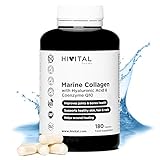 Kollagen mit Hyaluronsäure, Coenzym Q10, Vitamin C und Zink | 180 Kapseln (Vorrat für 3 Monate) | Collagen Hydrolysat zur Unterstützung gesunder Gelenke, Knorpel, Knochen, Haut, Haare und Nägel