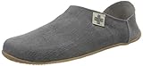 Living Kitzbühel Herren Pantoffel unifarben mit Kreuz Pantoffeln, Steel Grey, 41 EU