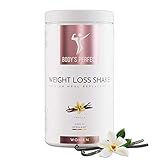 BODY'S PERFECT® Weight Loss Shake für Frauen, Diät Shake zur Gewichtskontrolle mit hochwertigem Protein, Mahlzeitersatz mit allen wichtigen Vitaminen und Mineralstoffen, 500g (Vanille)