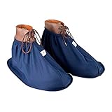 Long Life - Mehrweg Überschuh von Schleicherla - blau Überziehschuh | Schmutzfang | Indoor | Outdoor | Schuhüberzieher waschbar