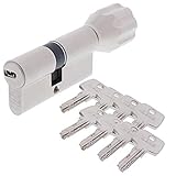 ABUS EC550 Profil-Knaufzylinder Länge Z45/K35mm mit 8 Schlüssel