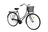 28 Zoll Damen City Rad Holland Fahrrad Bike CITYFAHRRAD DAMENFAHRRAD HOLLANDFAHRRAD HOLLANDRAD DAMENRAD Rad Bike Beleuchtung STVO Rücktrittbremse Rücktritt Paradise S 2020 SCHWARZ