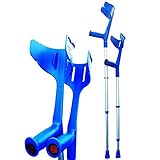 Invacare® 'Magic Twin' stabile, verstellbare Krücken (Blau)
