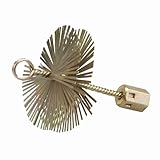 Silverline 417961 Drahtrohrbürstenaufsatz für Rohrreinigungsstangen 100 mm
