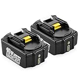 [2 Stück] Energup 18V 4.0Ah Li-ion Ersatz Akku für Makita 18V BL1860 BL1850 BL1840 BL1830 BL1820 BL1815 Werkzeugakkus
